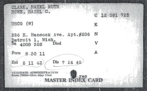 VA Index card