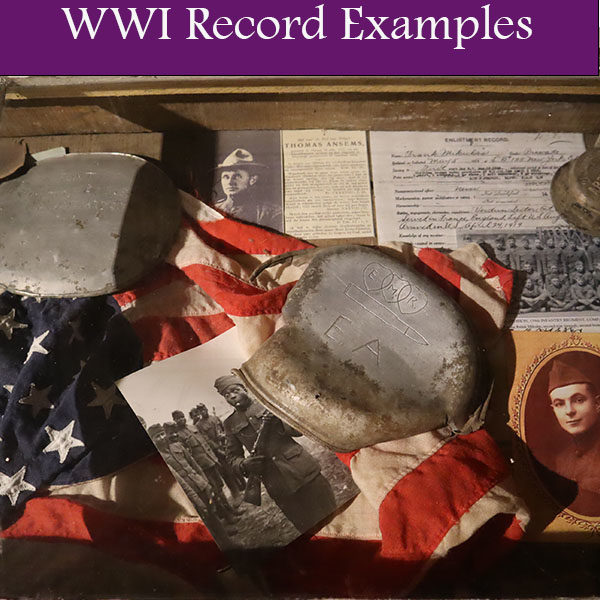 WWI Record Examples